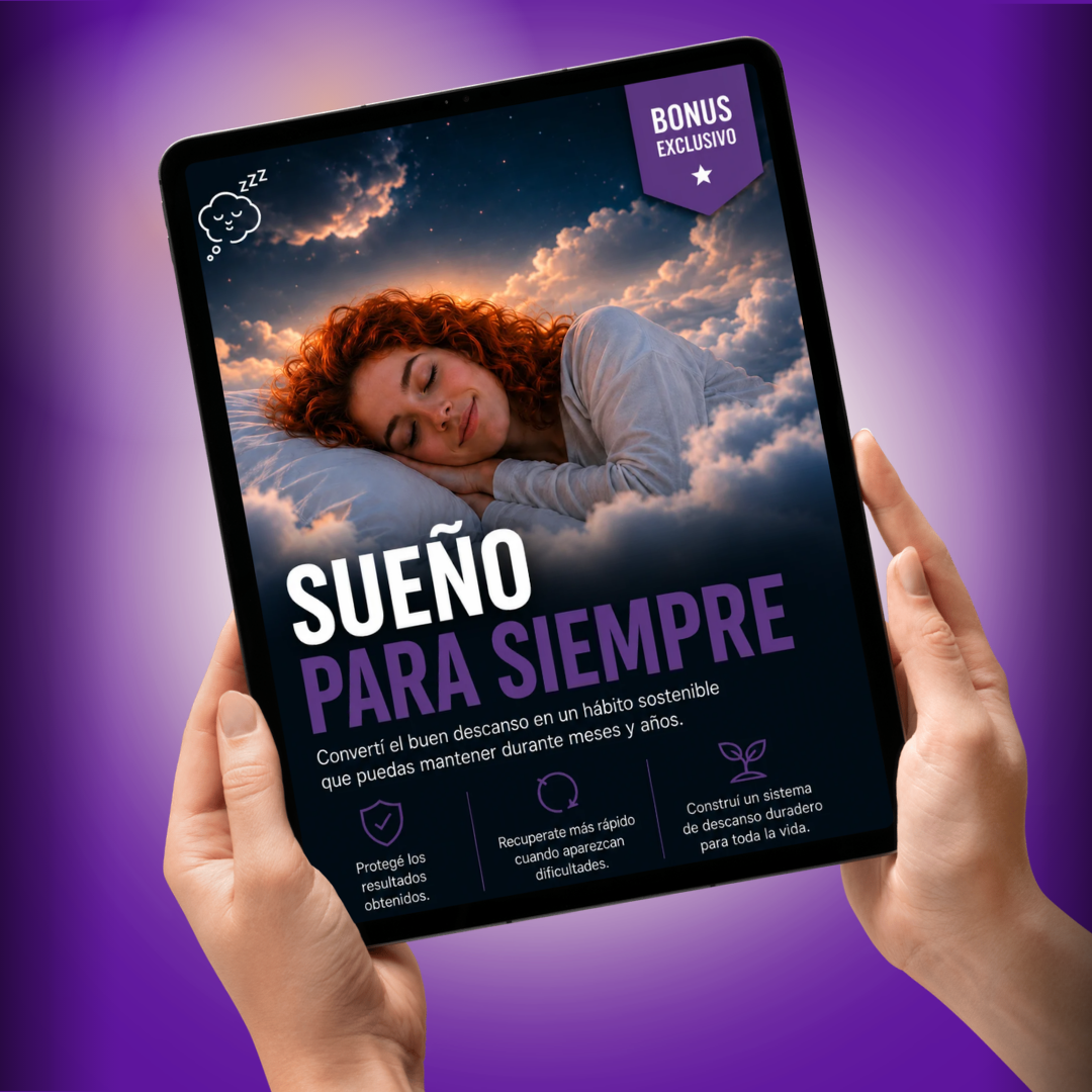 MÉTODO PARA RECUPERAR TU SUEÑO EN 21 DÍAS + 5 BONOS DE REGALO + PLANTILLAS