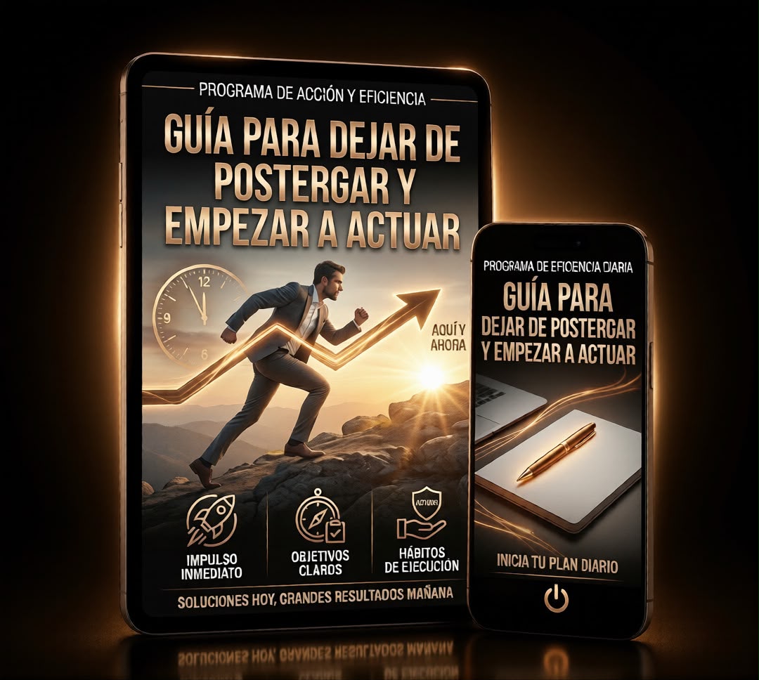 Guía para dejar de postergar y empezar a actuar